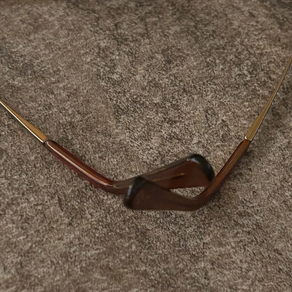 Coach HC6146U Eyeglass Frames and case Transparent brown butterfly silhouette